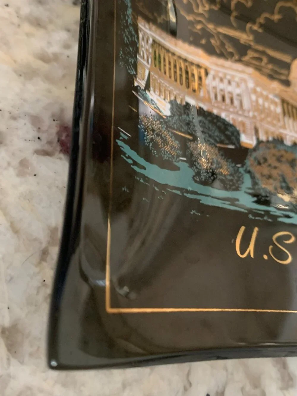 Vintage U.S. Capital Souvenir Dish